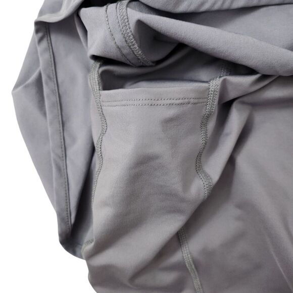 Beyond Yoga Skort Small Petite SP Cloud Gray Stretch Woven Stride Lined Skirt - Picture 4 of 8